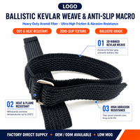 Sangles de batterie en silicone éco-responsables à logo imprimé, taille personnalisée, avec boucle élastique et fixation auto-agrippante antidérapante en caoutchouc