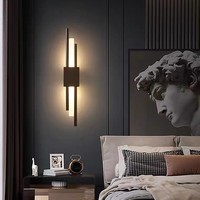 Applique murale décorative d'intérieur moderne à piles Applique murale rechargeable pour salon et salle de bain