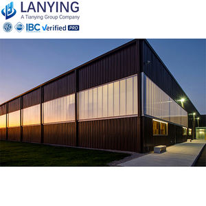 批发现代工业设计预制钢结构办公楼仓库工厂建筑轻型 - Product Image 2