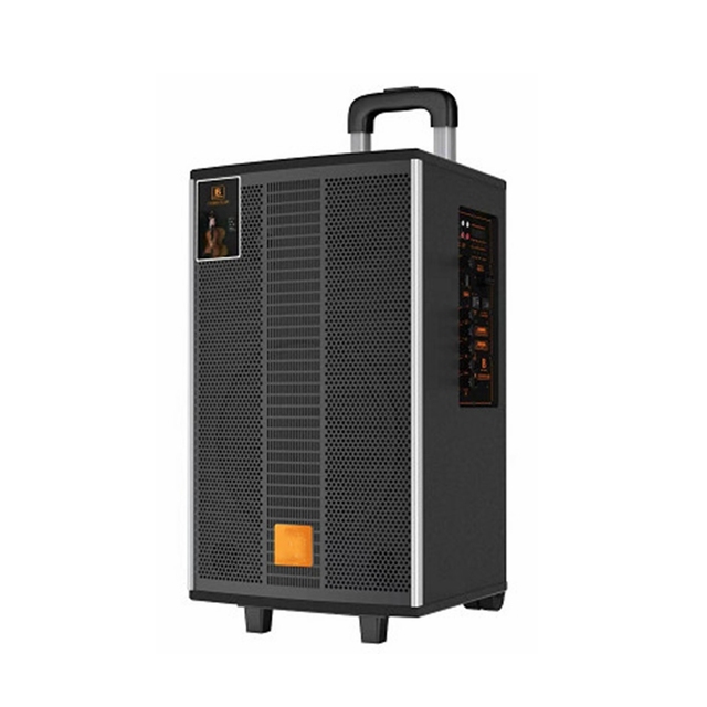 50-180W Long Battery Life Portable Dj System 10 Inch Active Wireless Trolley PA Speaker with Rechargeable Battery