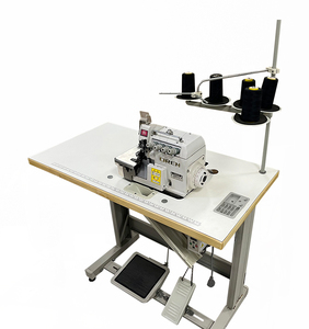 Direct-drive Five-<b>thread</b> Flat-Bed Industrial Overlock Sewing Machine High-Speed Automatic Double Needle Edge-stitching RNEX4-5 - Product Image 2