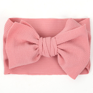 New <strong>Baby</strong> Large Bow Girls <strong>Headband</strong> <strong>Big</strong> Bowknot Headwrap Kids Bow Cotton Wide Head Turban Infant Newborn <strong>Headbands</strong> - Product Image 6