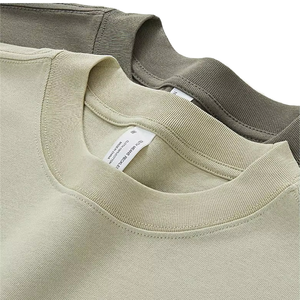 T-shirt en coton 100% pour homme, style décontracté, tricoté, brillant, impression personnalisée, t-shirt vierge pour les hommes - Product Image 3