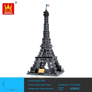Wange 5210-5229, Arquitectura Mundial, Modelo de la Catedral de <span class=keywords><strong>Notre</strong></span> <span class=keywords><strong>Dame</strong></span> de París, Edición de Colección, Bloques de Construcción para Armar - Product Image 6