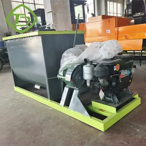 Automatic fertilizer manufacturing industry horizontal mixer machine for mixing