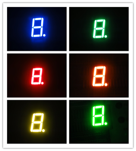 Afficheur LED à 7 segments SMD rouge ultra-mince de 3,75 mm (0,56 pouce) conforme CE RoHS, à anode/cathode commune, à chiffre unique - Product Image 3