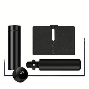 Luxury <b>Doctor</b> Gift Medical Promotional Custom Logo Executive VIP Corporate Gift <b>Set</b> A5 Pu Leather Notebook Card Holder Pen 4in1 - Product Image 3