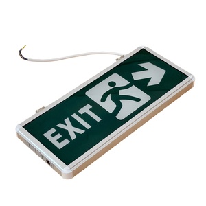 ป้ายไฟฉุกเฉิน LED ทางออกสองด้าน สีเขียว สำหรับโรงงานโดยตรง - Product Image 3