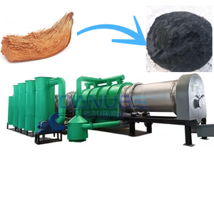 Four de carbonisation continu au meilleur prix de Chine pour la production de charbon actif à partir de coques de riz et de noix de coco - Product Image 1