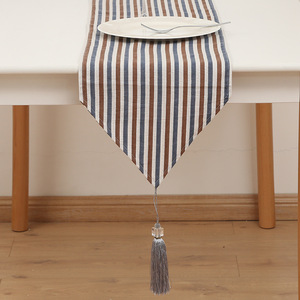 Runner da Tavola in Lino Stile Marocchino, Runner Etnico Boho Nero - Product Image 3