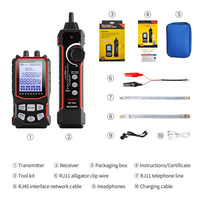 NOYAFA NF-918S Probador de Cables de Red Óptica 2 en 1 con Funciones Integradas de OPM, VFL y POE, Compatible con 10 Longitudes de Onda, Herramientas Esenciales