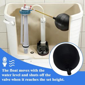 Kit de Repuesto Universal para Válvula de Llenado de Inodoro con Entrada de G3/4 Pulgadas, Válvula de Bola Ahorradora de Agua, Pieza de Reparación para Cisterna de WC - Product Image 5