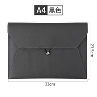Portafolio Ejecutivo Wenshun Premium A4, Impermeable, de Cuero PU, con Logotipo Personalizado, Organizador de Documentos, Carpeta de Cuero para Oficina