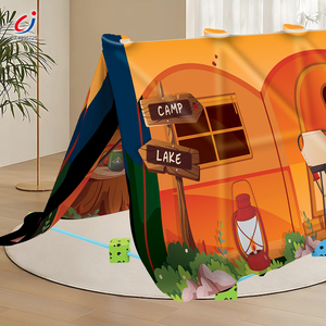 Chengji <span class=keywords><strong>Montessori</strong></span> educativo accatastamento castello giocattolo creativo 3D assemblare costruttore fai da te costruire castelli tunnel gioco tenda razzo - Product Image 2