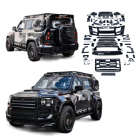Kit de carrosserie de modification pour Jetour T2 Traveler : Améliorez votre véhicule avec le kit Star Defender, comprenant pare-chocs, feux supérieurs, aileron de pare-chocs et spoiler de roue, installation facile.