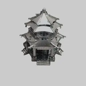 Chemical Etching Metal Puzzle Ancient Chinese Architecture Series 3d Metal Puzzle Model