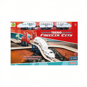 Treno Freccia City 43 pièces avec piste et train pour enfants de 3 ans et plus - Product Image 1
