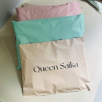Quantité minimale de commande 100 pièces 100% biodégradable privé écologique durable Tshirt vêtements emballage sac postal Logo personnalisé Poly mail