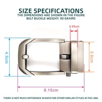 Boucle de ceinture automatique dentée pour homme en alliage de zinc, style professionnel haut de gamme, à dégagement rapide, de Guangzhou, avec fermoir formel et protection