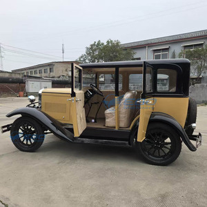 Prix d'usine – Voiturette électrique vintage jaune et noire 5 places, style rétro classique, pour la visite touristique – <span class=keywords><strong>À</strong></span> <span class=keywords><strong>vendre</strong></span> - Product Image 1