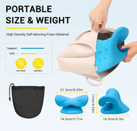 Oreiller de traction chiropratique pour soulager la douleur, relaxant pour le cou et les épaules, dispositif de traction cervicale, étireur de cou