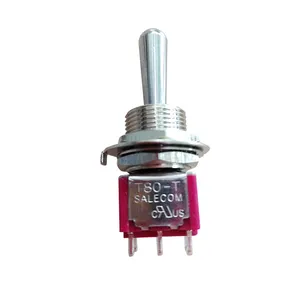 T8012-Z1BQ-H 5A 125VAC/28VDC Guitar Mini Toggle Switch