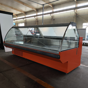 Thiết kế mới butcher cửa hàng thịt hiển thị mở máy làm lạnh Deli hiển thị thực phẩm tủ đông tủ - Product Image 3