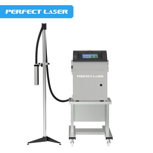 Perfect Laser-paquete botella de vidrio de plástico Logo tiempo código de fecha pequeña impresora codificadora de inyección de tinta máquina de impresión para tubería de PVC - Product Image 1