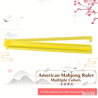 Penolak Ubin Mahjong Amerika Transparan Ringan Terbaru 2-in-1, Rak & Penolak Mahjong Tahan Lama untuk Penggunaan di Rumah & Pesta