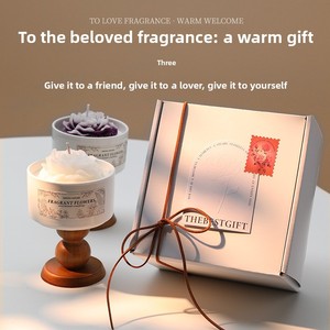 Juego de Velas Aromáticas de Camelia, Semielaboradas, con Logotipo Personalizado, Fragancia Elegante y Duradera; <span class=keywords><strong>para</strong></span> <span class=keywords><strong>Regalos</strong></span> de Cumpleaños/Bodas - Product Image 5