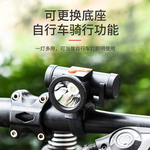 Led Headlamp Rechargeable Battery White Light Outdoor Camping With <b>Dimmer</b> Function - Product Image 5