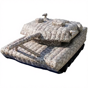 Char d'assaut gonflable, camouflage désertique, pour le camouflage et le camouflage de munitions, utilisable comme char d'assaut ou char d'assaut de type <span class=keywords><strong>Panzer</strong></span> - Product Image 1