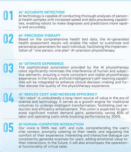 2025 haute qualité AI sain physiothérapie Robot travail professionnel Tension excessive traitement du Stress Machine de beauté - Product Image 4