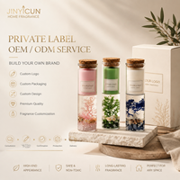 Bougie parfumée décorative personnalisée en cire de soja et en cire de gelée dans un bocal en verre, bougie à l'arôme océanique pour boutique de cadeaux, décoration intérieure, OEM, marque privée