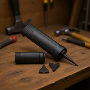 Pistola de calafateo manual, juego de 14 piezas, construcción metálica, empuñadura de pistola, barril completo, varilla lisa, calidad DIY - Product Image 2