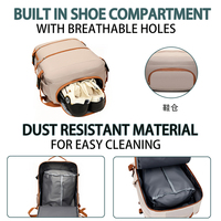 Nouveau compartiment à chaussures à la mode plein voyage ouvert Durable ordinateur sac à dos étanche USB étanche voyage sac à dos à la mode