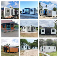 Maison conteneur moderne extensible, logement mobile, maison préfabriquée, bâtiment de bureau de haute qualité, camping-car, caravane, hôtel, école