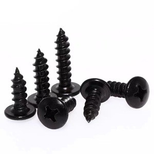 TAT Carbon Steel Black Phillips Head Flat Head Self Tapping Screws Wood Construction Grade A Level 4.8 Imperial Inch - Product Image 3