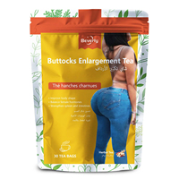Poudre de compléments alimentaires à base de plantes pour l'agrandissement des fesses et le remodelage corporel, avec étiquette personnalisée, pour adultes, approvisionnement en usine personnalisé, vente en gros