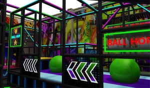 Tùy chỉnh chủ đề trẻ em thương mại tương tác chơi thiết bị sân chơi trẻ mới biết đi sân chơi trong nhà thiết lập với Slide lớn - Product Image 5