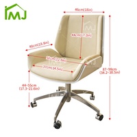 Tabouret de technicien hydraulique pivotant pour salon de manucure Réglage de la hauteur Chaise de manucure