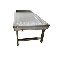 Table de refroidissement de sirop de circulation d'eau d'acier inoxydable pour faire des bonbons