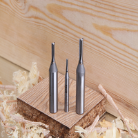 3 Mata Bor TCT CNC Router Bit Bahan Khusus untuk Pengukiran Permukaan Kayu