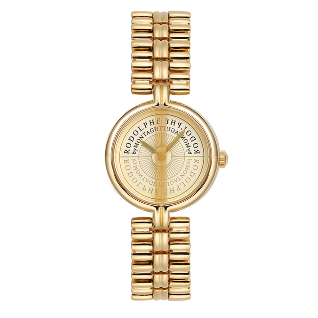 New Design Fashion Luxury Watches Alloy Strap Alloy Case Waterproof and Shock Resistant Quartz Watch for Girls