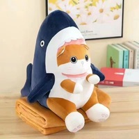 Jouets en peluche lapin personnalisés en forme de tasse de thé au lait, jouets en peluche confortables, oreiller et couverture deux-en-un à partir de personnages/dessins