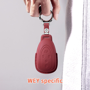Funda para llaves, estuche de cuero para llaves, compatible con Great Wall Wey VV7, Latte VV5, Mocha, VV6 y Blue Mountain <span class=keywords><strong>Alpine</strong></span> 8/9. - Product Image 4