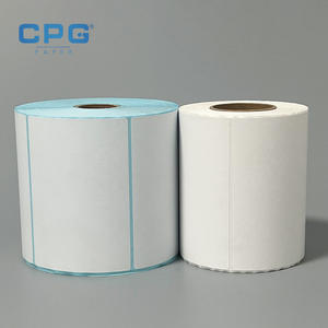 Etiqueta Térmica Directa Impermeable y Resistente al Aceite de 4x6 Pulgadas (100x150mm) y 120gsm, Precio de Fábrica, para Envíos Internacionales y Logística de Paquetería - Product Image 1