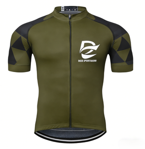 Maillot de cyclisme minimaliste bleu marine à manches courtes, léger, doux pour la peau, idéal pour le vélo de route quotidien, l'entraînement de base et les trajets nocturnes - Product Image 3