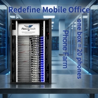 Système de Farming de Téléphones 1000 Appareils Android, Boîtier Hub Ethernet OTG USB 3.0 à 40 Ports, Logiciel et Rigs de Farming de Téléphones, Nouveau, 64 Go de RAM, 6 Go