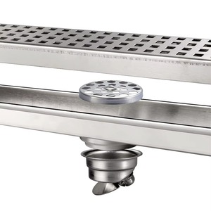 <span class=keywords><strong>Scarico</strong></span> acqua bagno lavello griglia in acciaio inox rettangolo lungo trappola <span class=keywords><strong>di</strong></span> <span class=keywords><strong>scarico</strong></span> <span class=keywords><strong>per</strong></span> WC - Product Image 5